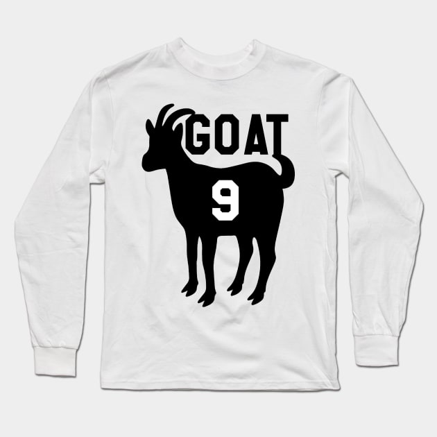 Drew Brees The GOAT Long Sleeve T-Shirt by bestStickers